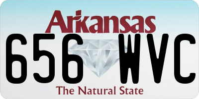 AR license plate 656WVC
