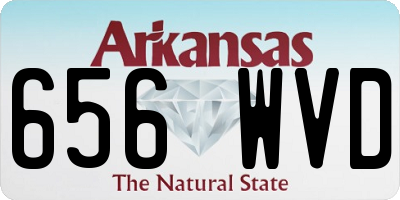 AR license plate 656WVD