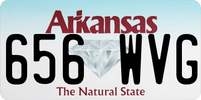 AR license plate 656WVG