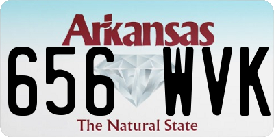 AR license plate 656WVK