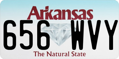 AR license plate 656WVY