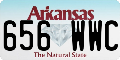 AR license plate 656WWC