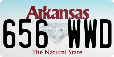 AR license plate 656WWD