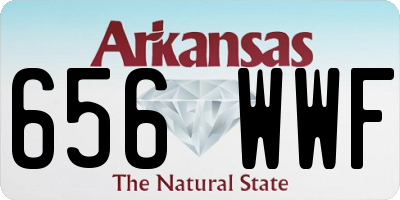 AR license plate 656WWF