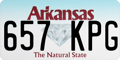 AR license plate 657KPG