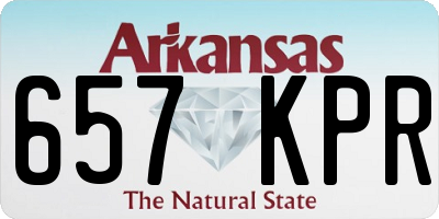 AR license plate 657KPR