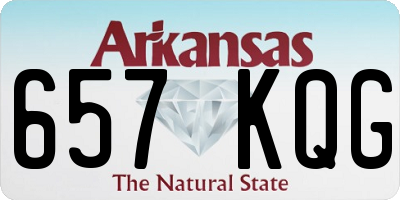 AR license plate 657KQG