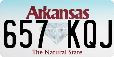 AR license plate 657KQJ