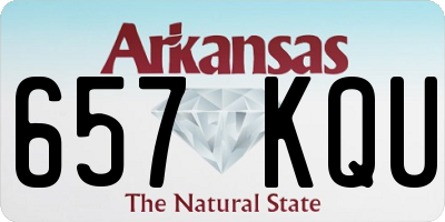 AR license plate 657KQU