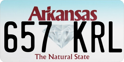 AR license plate 657KRL