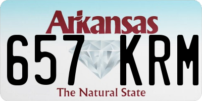 AR license plate 657KRM