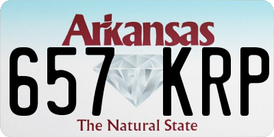 AR license plate 657KRP