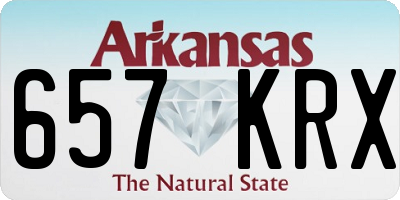 AR license plate 657KRX