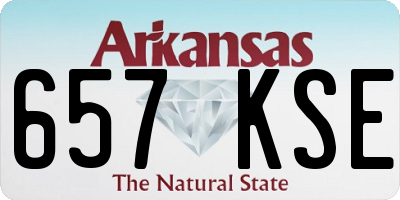 AR license plate 657KSE