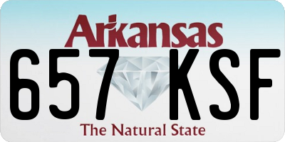 AR license plate 657KSF