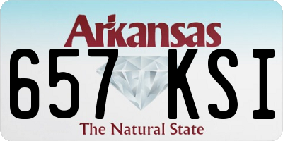 AR license plate 657KSI