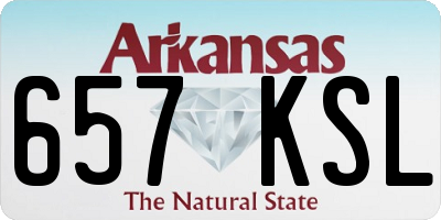 AR license plate 657KSL