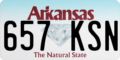 AR license plate 657KSN