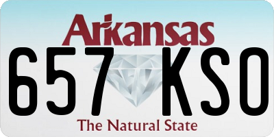 AR license plate 657KSO
