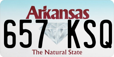 AR license plate 657KSQ