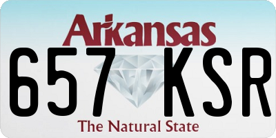 AR license plate 657KSR