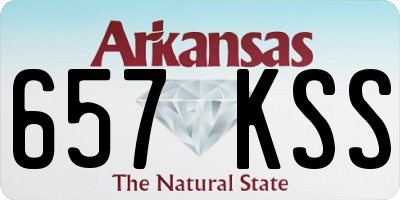 AR license plate 657KSS
