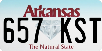 AR license plate 657KST