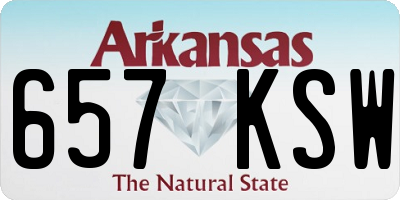 AR license plate 657KSW