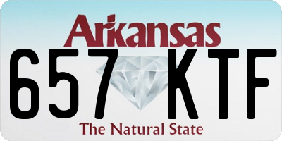 AR license plate 657KTF