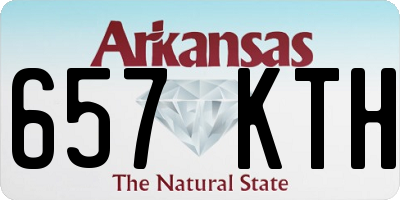AR license plate 657KTH