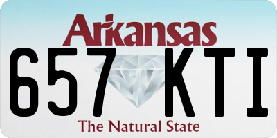 AR license plate 657KTI