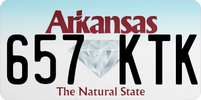 AR license plate 657KTK