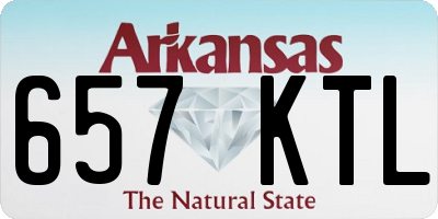 AR license plate 657KTL
