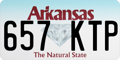 AR license plate 657KTP