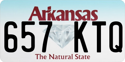 AR license plate 657KTQ
