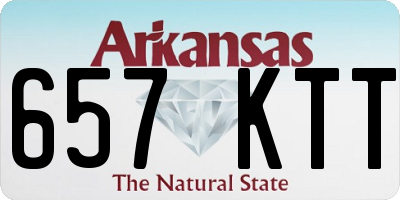 AR license plate 657KTT