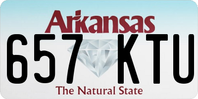 AR license plate 657KTU