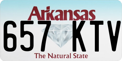 AR license plate 657KTV