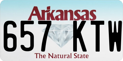 AR license plate 657KTW