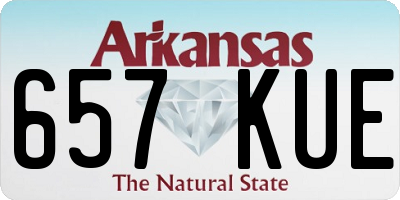 AR license plate 657KUE