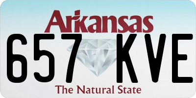 AR license plate 657KVE