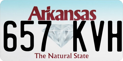 AR license plate 657KVH