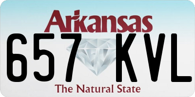 AR license plate 657KVL