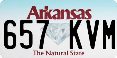 AR license plate 657KVM