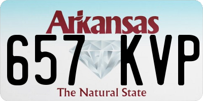 AR license plate 657KVP