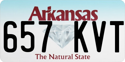 AR license plate 657KVT