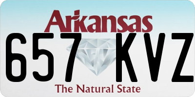 AR license plate 657KVZ