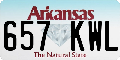 AR license plate 657KWL
