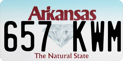 AR license plate 657KWM
