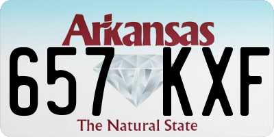 AR license plate 657KXF
